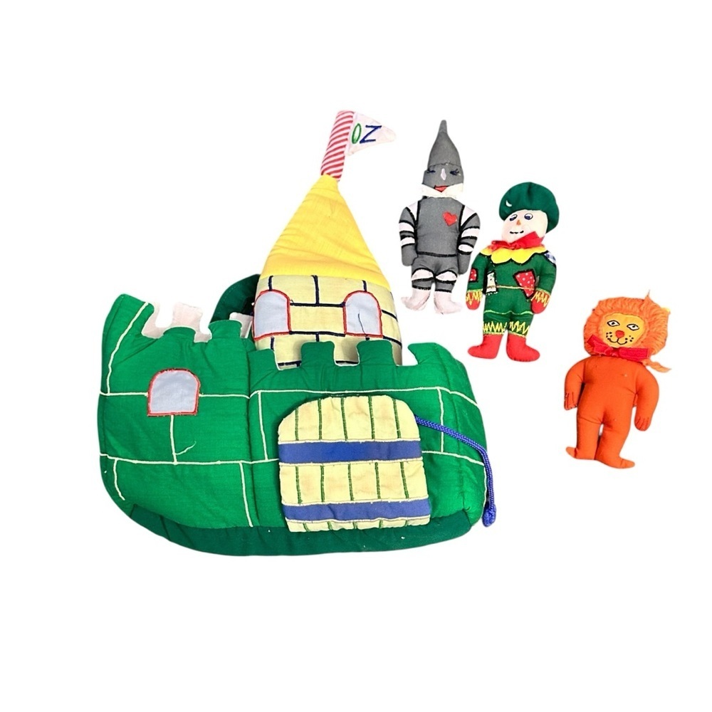 Wizard of Oz Plush Playset - Green and Multicolor